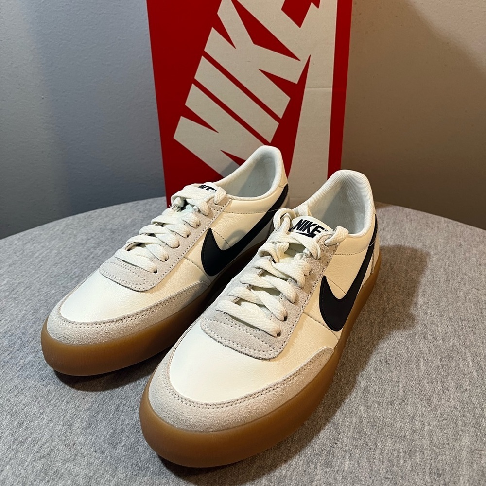 Nike Killshot 2 Sail/Oil Grey-Gum Yellow Women's Shoe Size 9 FZ5630-100​​ - Picture 9 of 11